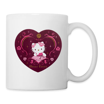 Hello Kitty Rose Heart Coffee/Tea Mug - white
