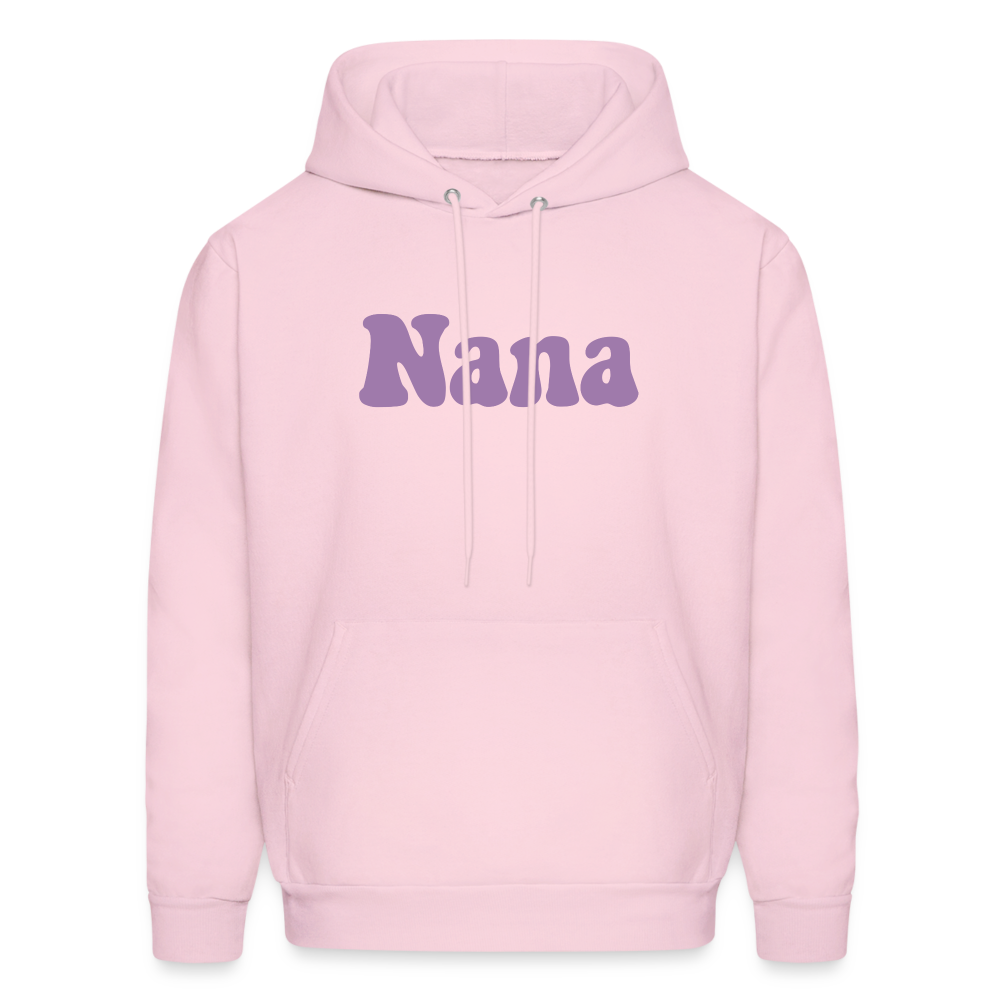 Nana Men's Hoodie - pale pink