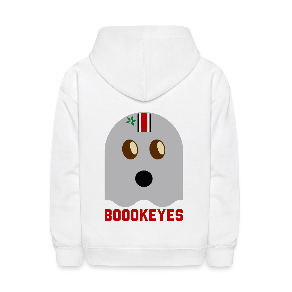 Boookeyes Kids' Hoodie - white