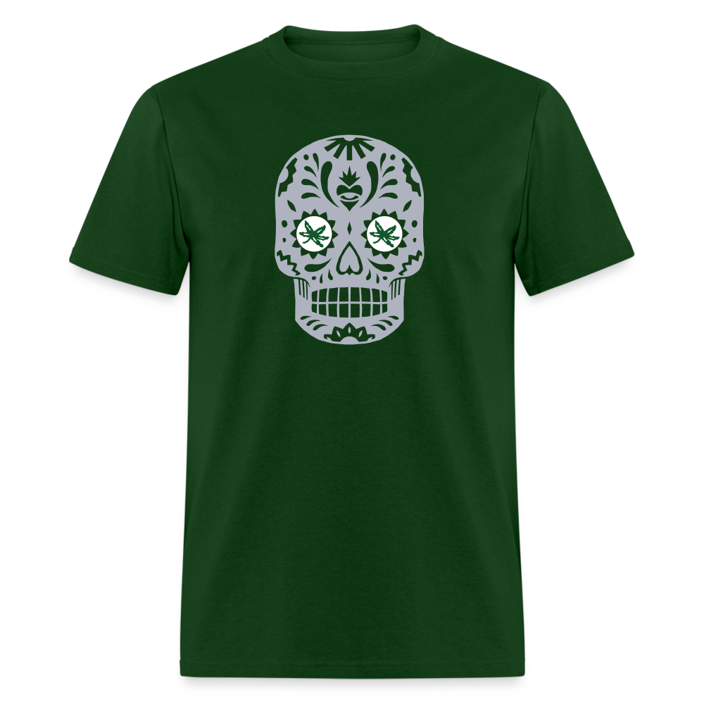 Sugar Skulls BuckEYES Unisex Classic T-Shirt - forest green