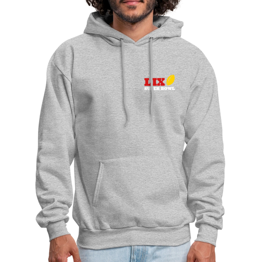 KC Chiefs Kingdom Men's Hoodie - heather gray