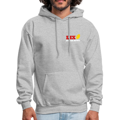 KC Chiefs Kingdom Men's Hoodie - heather gray