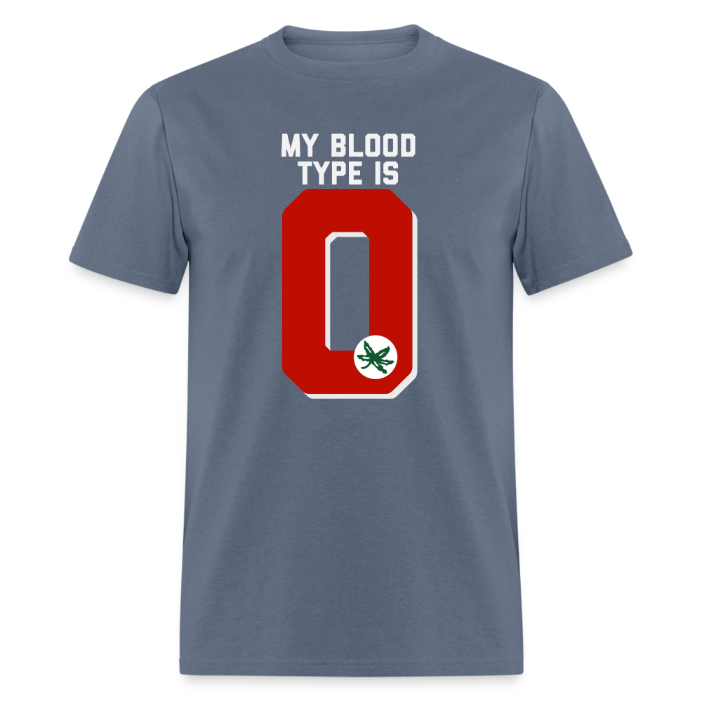 My Blood Type is O Unisex Classic T-Shirt - denim