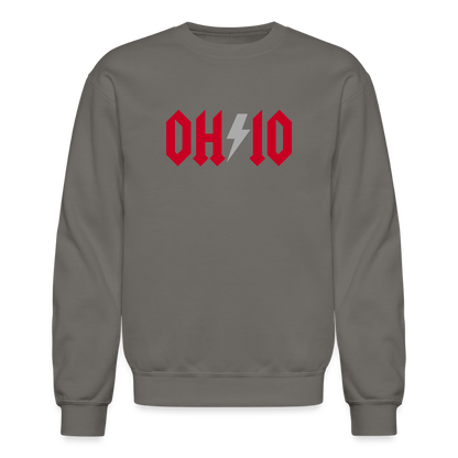 OH*IO Crewneck Sweatshirt - asphalt gray