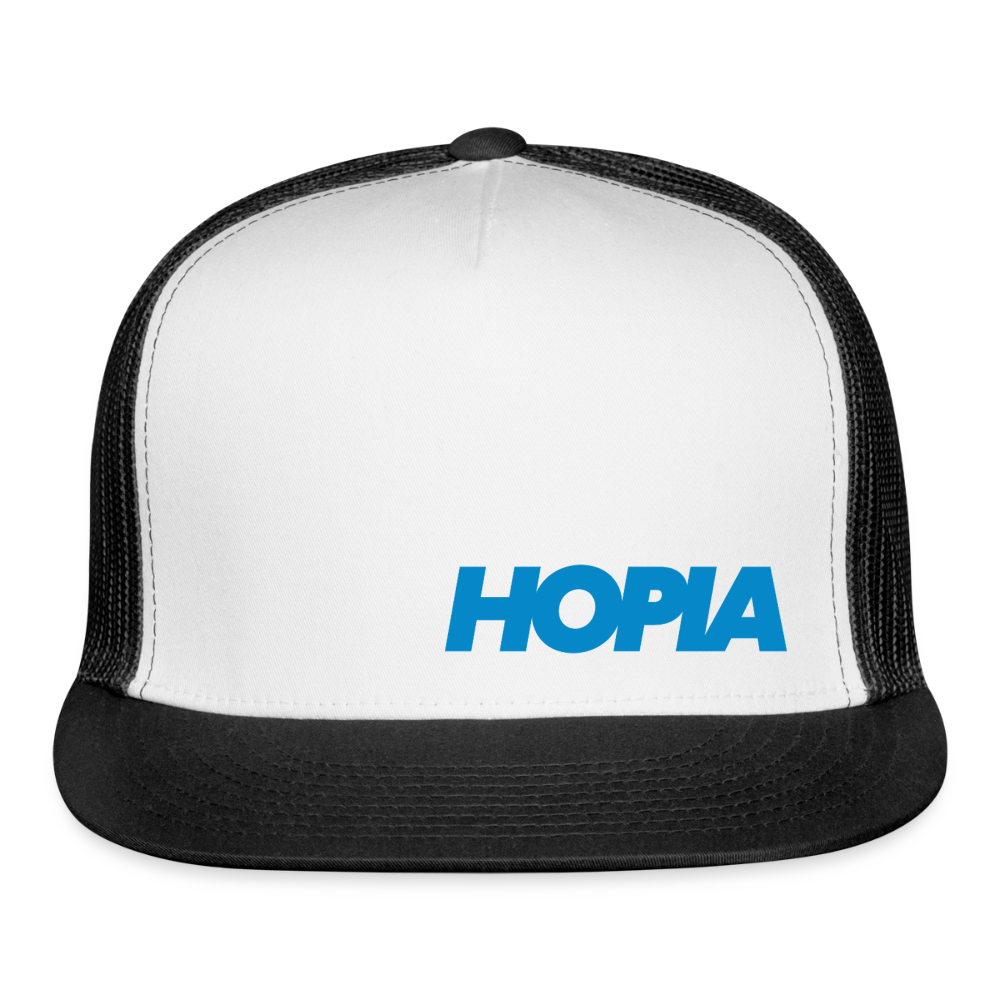 HOPIA Trucker Hat - white/black