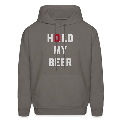 Hold My Beer Men's Hoodie - asphalt gray