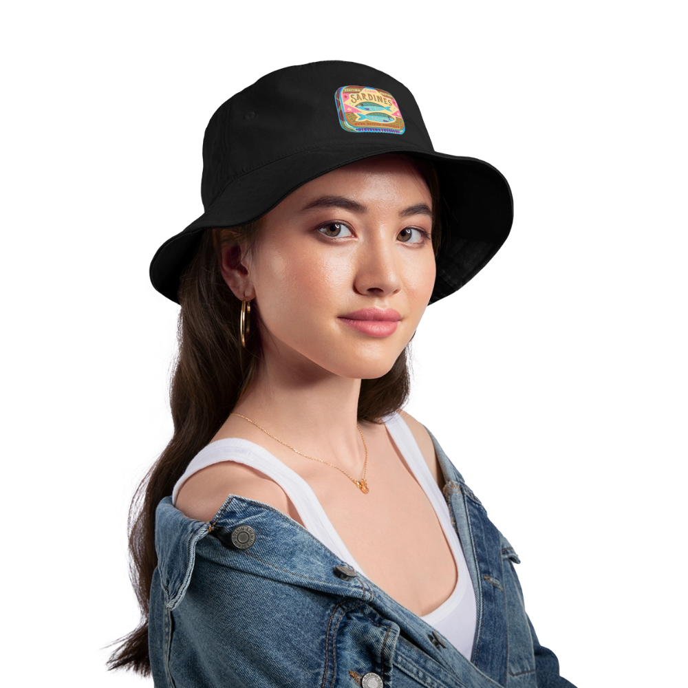 Sardines Better Together Bucket Hat - black