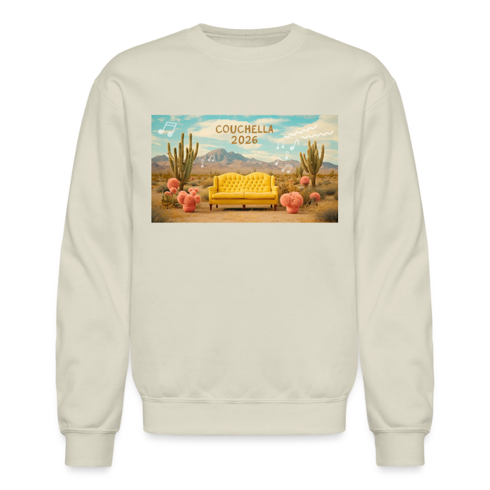 Couchella 2026 Crewneck Sweatshirt - Sand