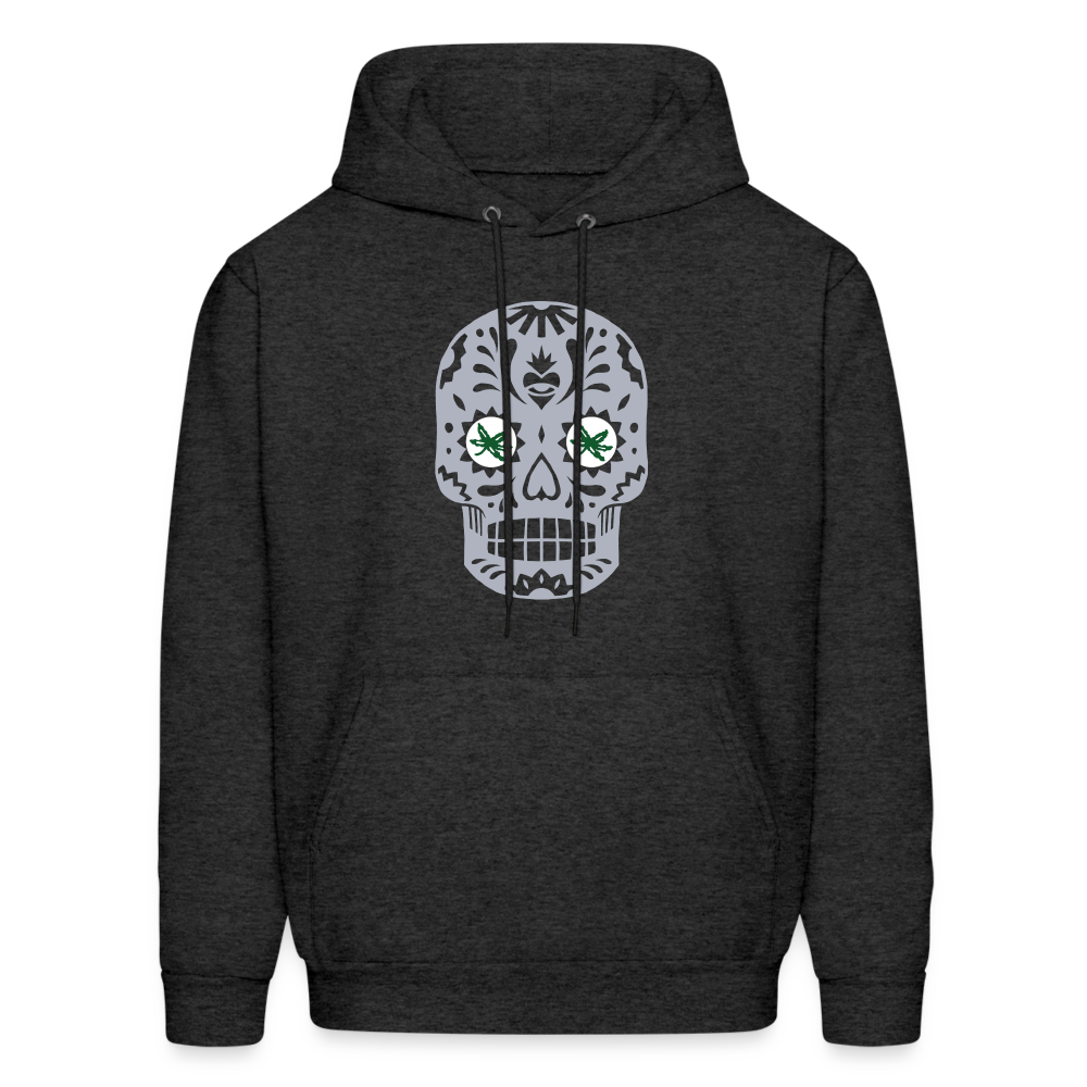 Sugar Skulls BuckEYES Men's Hoodie - charcoal grey