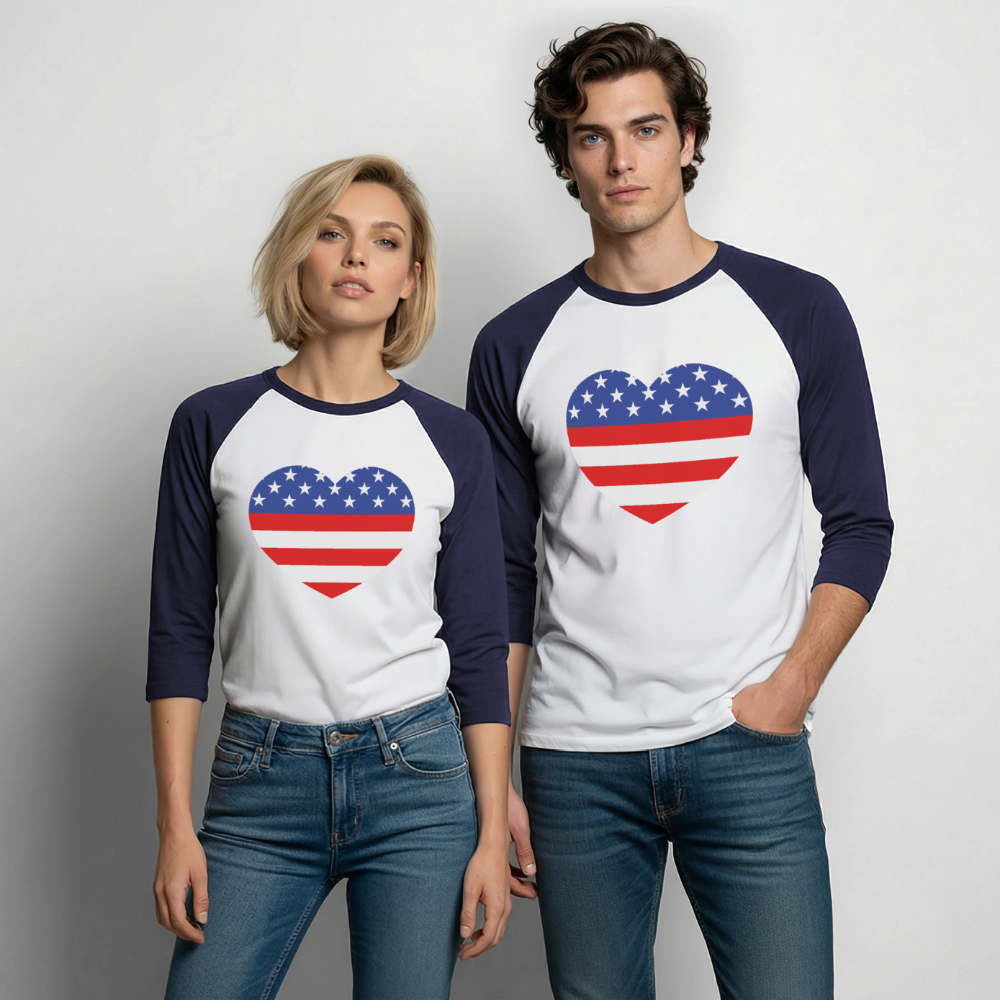 Baseball T-Shirt - white/navy