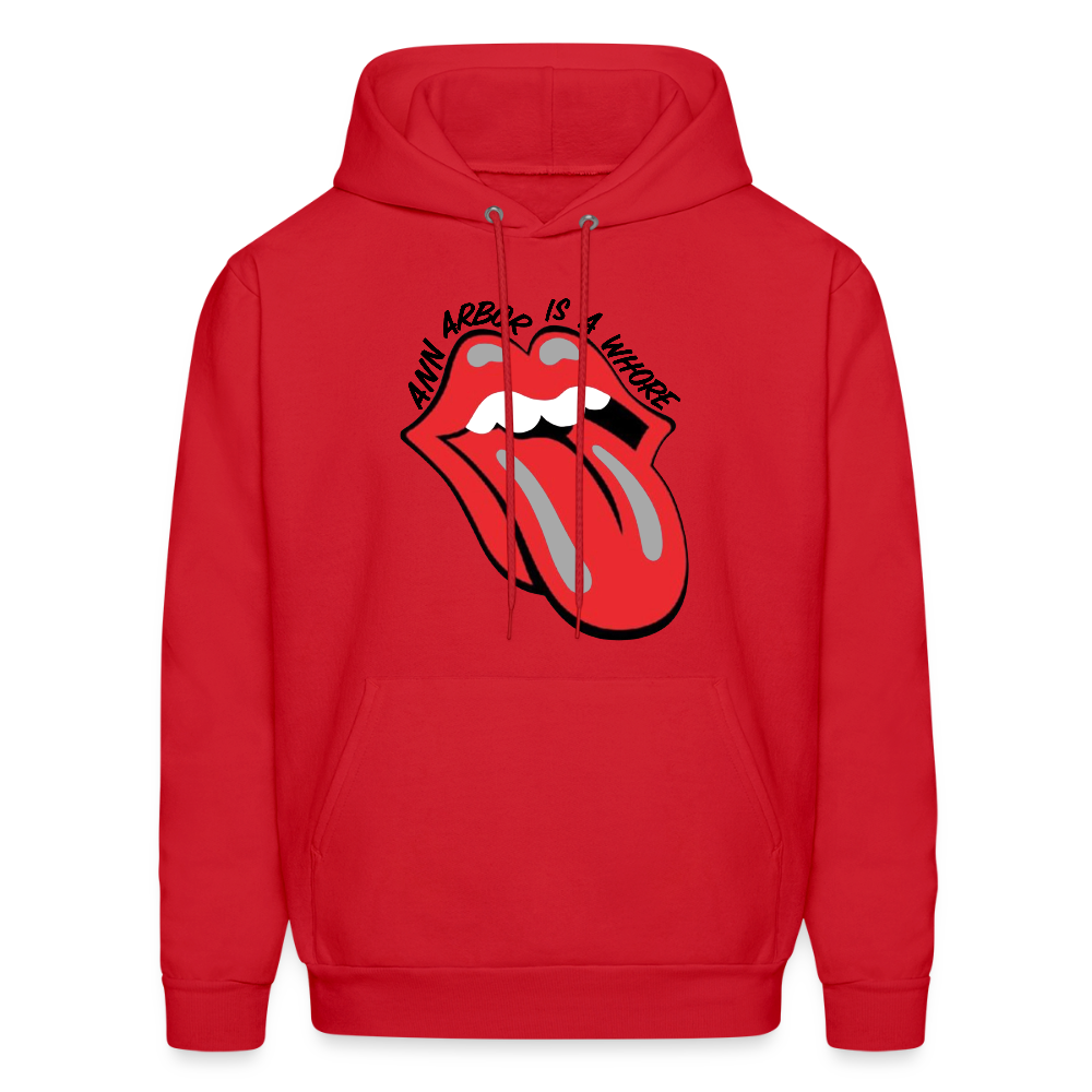 Ann Arbor was aWhore Men's Hoodie - red