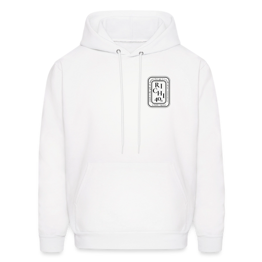 RIchi 40th Unisex Hoodie - white