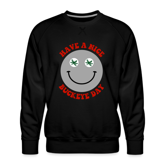 Have a Nice Buckeye Day Men’s Premium Sweatshirt - black