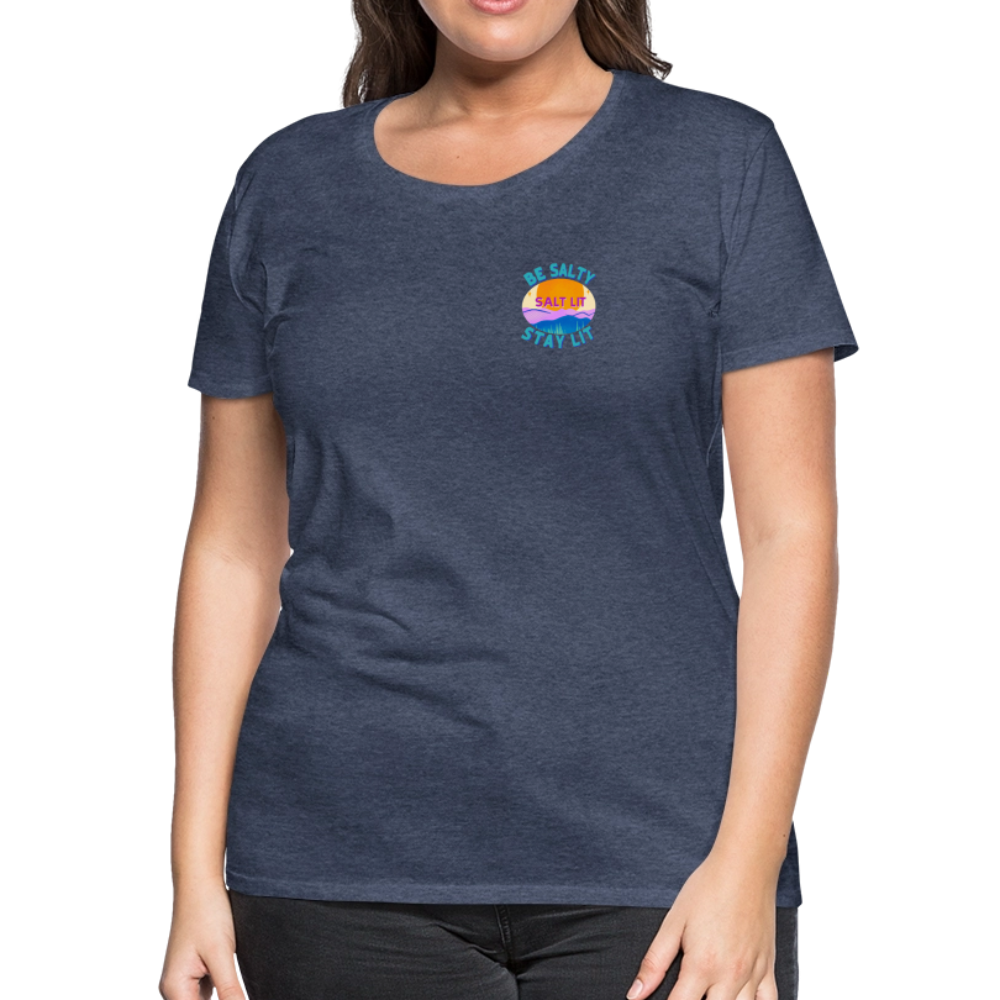 SALTLIT Scoop Neck - heather blue