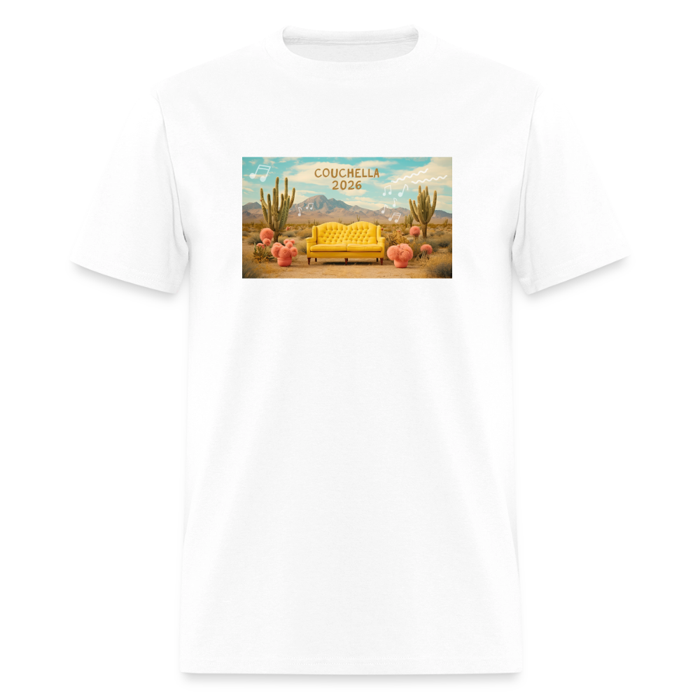Couchella 2026 Unisex T-Shirt - white