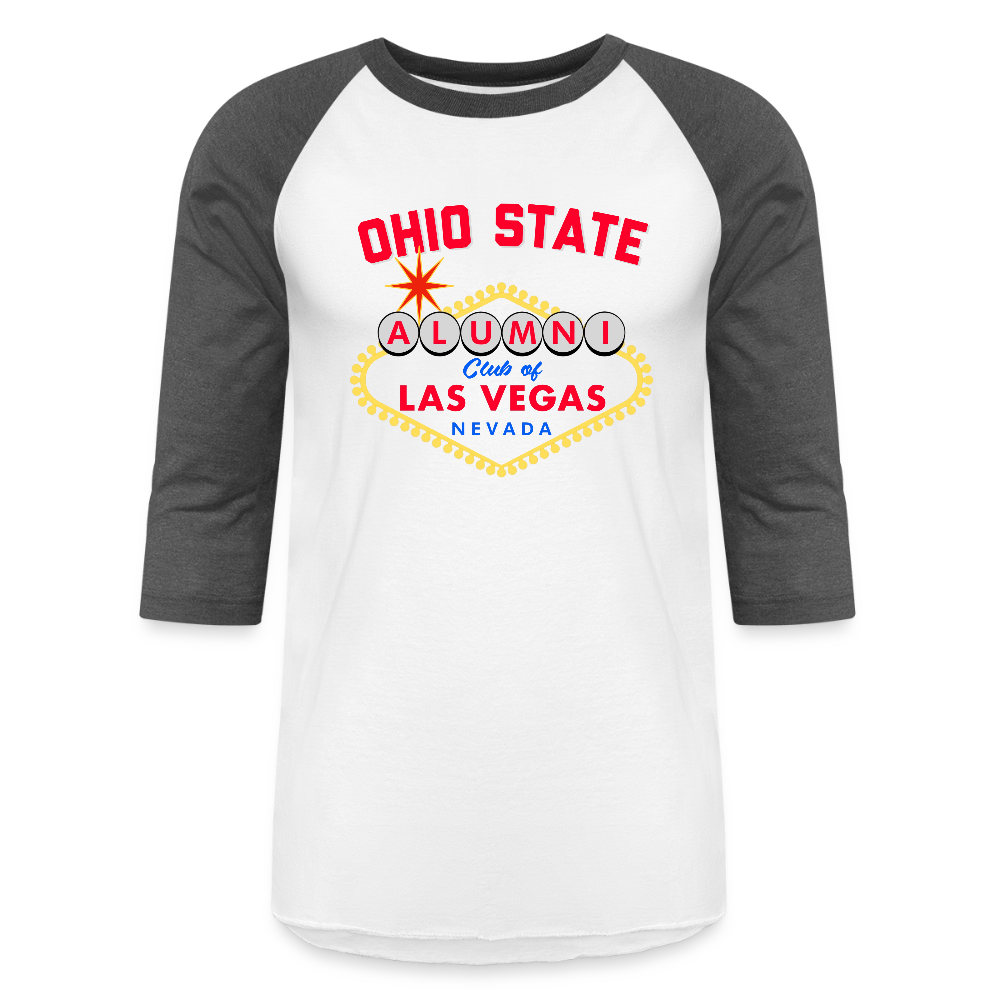 OSAC Baseball T-Shirt - white/charcoal