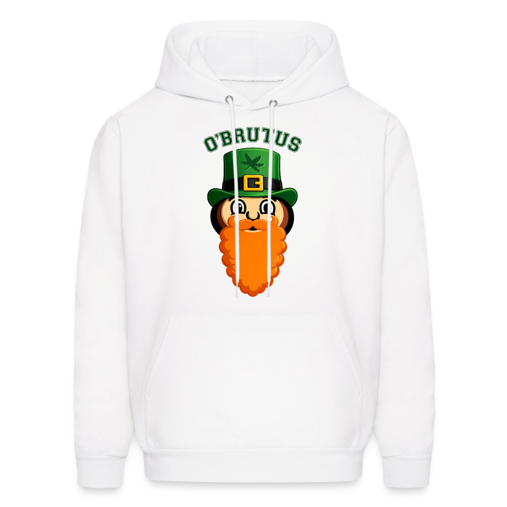 O'Brutus St. Patrick's Day Men's Hoodie - white