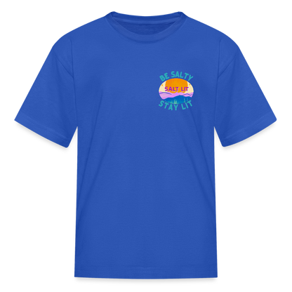 SALT LIT Kids' T-Shirt - royal blue