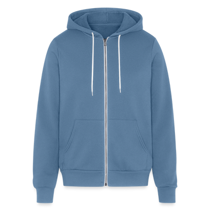 Made in the Shade Unisex Full Zip Hoodie - steel blue