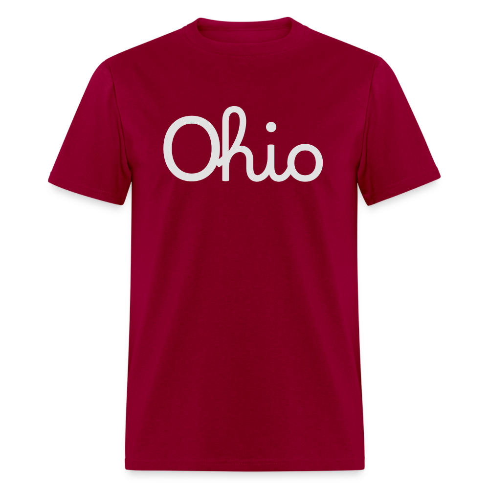 Script Ohio Unisex Classic T-Shirt - dark red