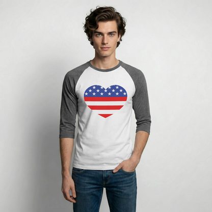 Baseball T-Shirt - white/charcoal