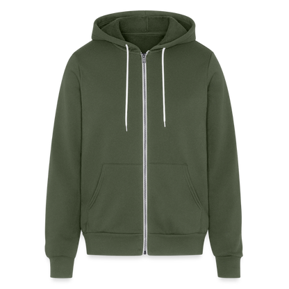 Made in the Shade Unisex Full Zip Hoodie - military green