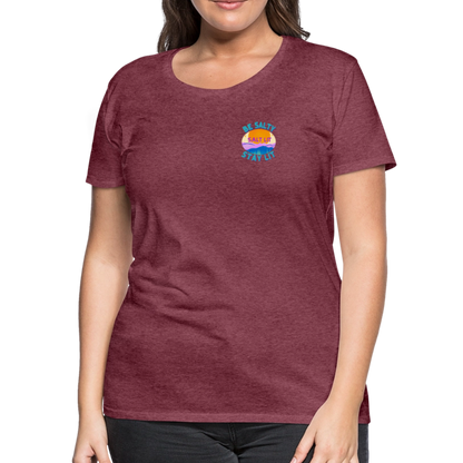 SALTLIT Scoop Neck - heather burgundy