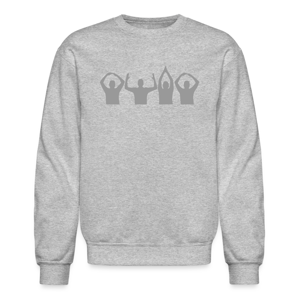 O-H-I-O Silhouette Crewneck Sweatshirt - heather gray