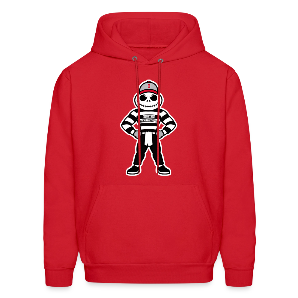 Brutus Skellington Men's Hoodie - red