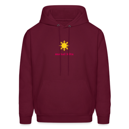 Men's Hoodie - burgundy