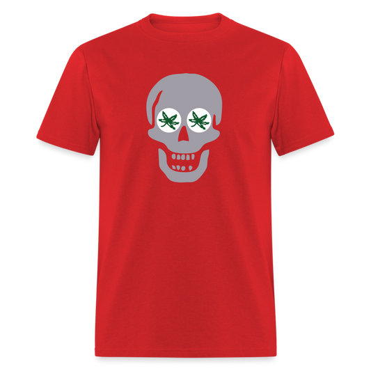 Skull BuckEYES Unisex Classic T-Shirt - red