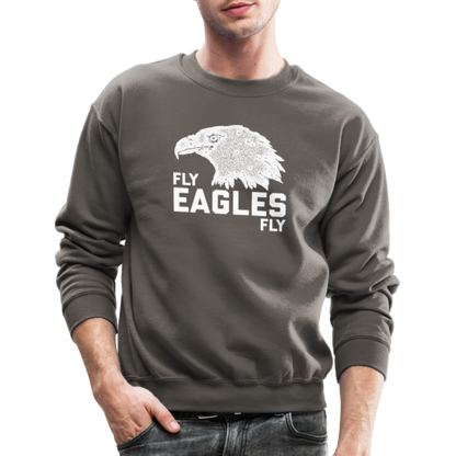 Fly Eagles Fly Crewneck Sweatshirt - asphalt gray