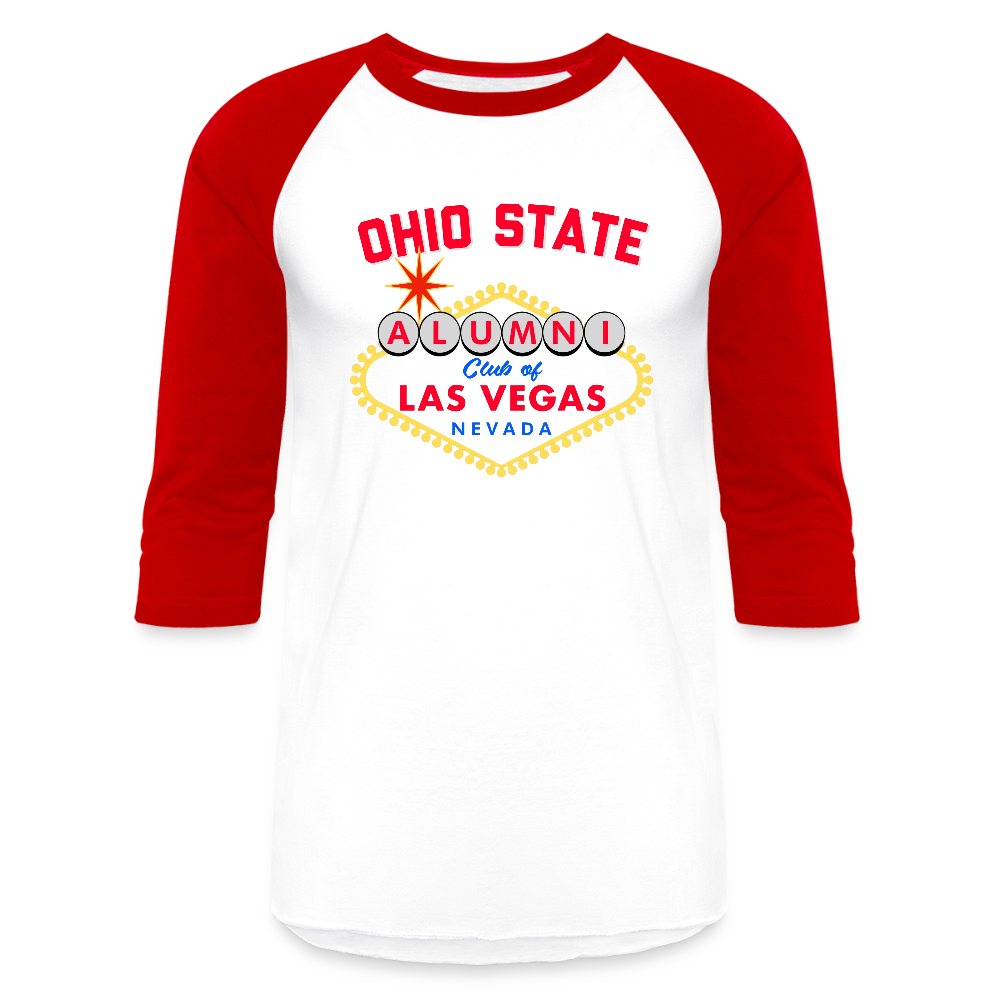 OSAC Baseball T-Shirt - white/red