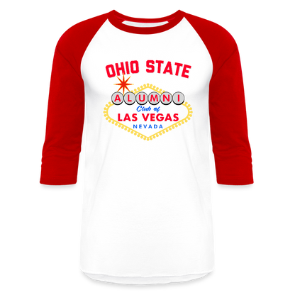 OSAC Baseball T-Shirt - white/red