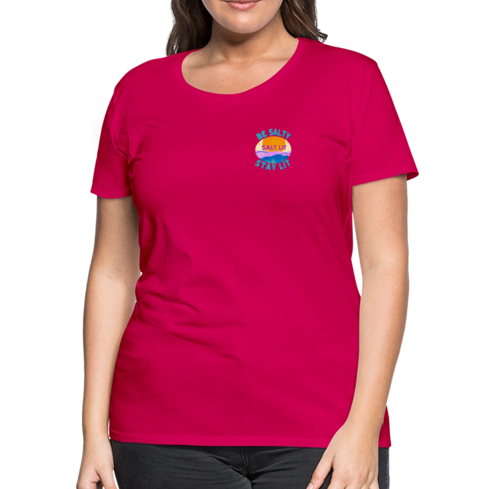 SALTLIT Scoop Neck - dark pink