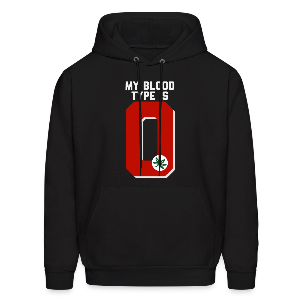 My Blood Type is O Men's Hoodie - black