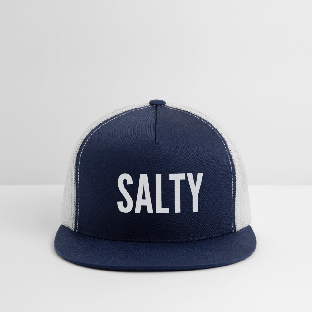 Salty Trucker Hat - navy/white