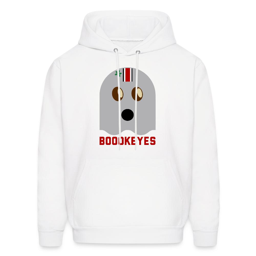 Boookeyes Men's Hoodie - white