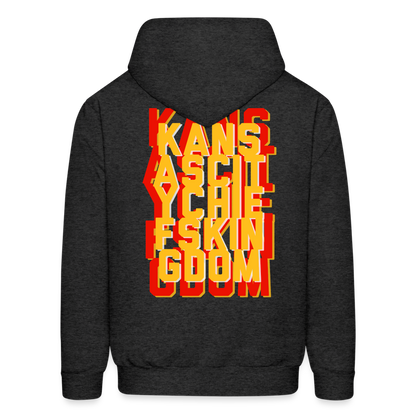 KC Chiefs Kingdom Men's Hoodie - charcoal grey