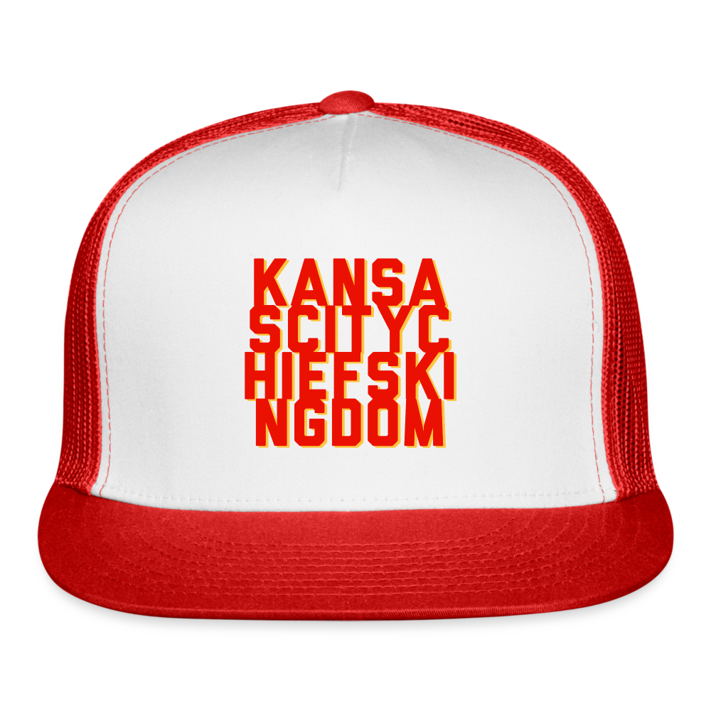 Kansas City chiefs Kingdom rucker Hat - white/red