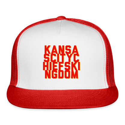 Kansas City chiefs Kingdom rucker Hat - white/red