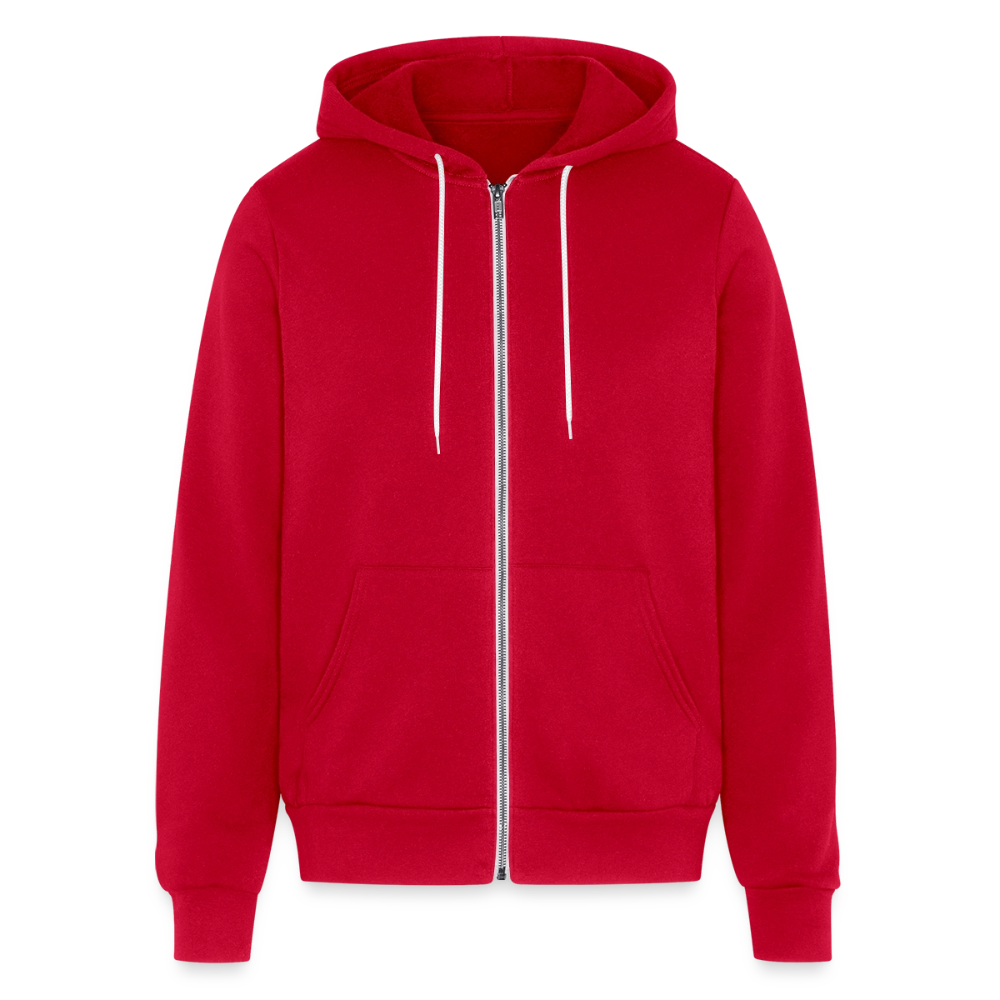 Made in the Shade Unisex Full Zip Hoodie - red