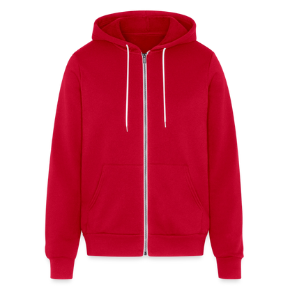 Made in the Shade Unisex Full Zip Hoodie - red