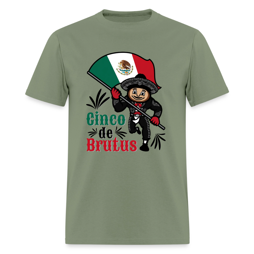 Cinco de Brutus Men's T-Shirt - military green
