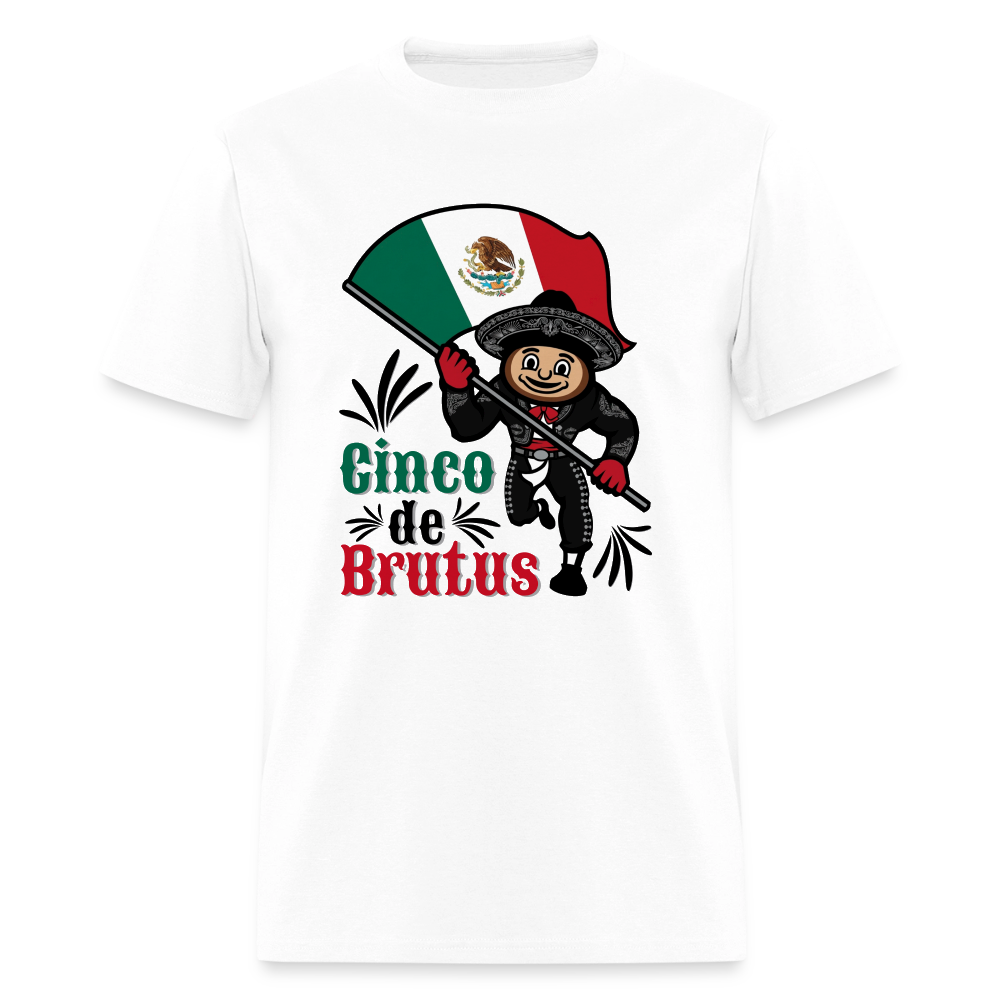 Cinco de Brutus Men's T-Shirt - white