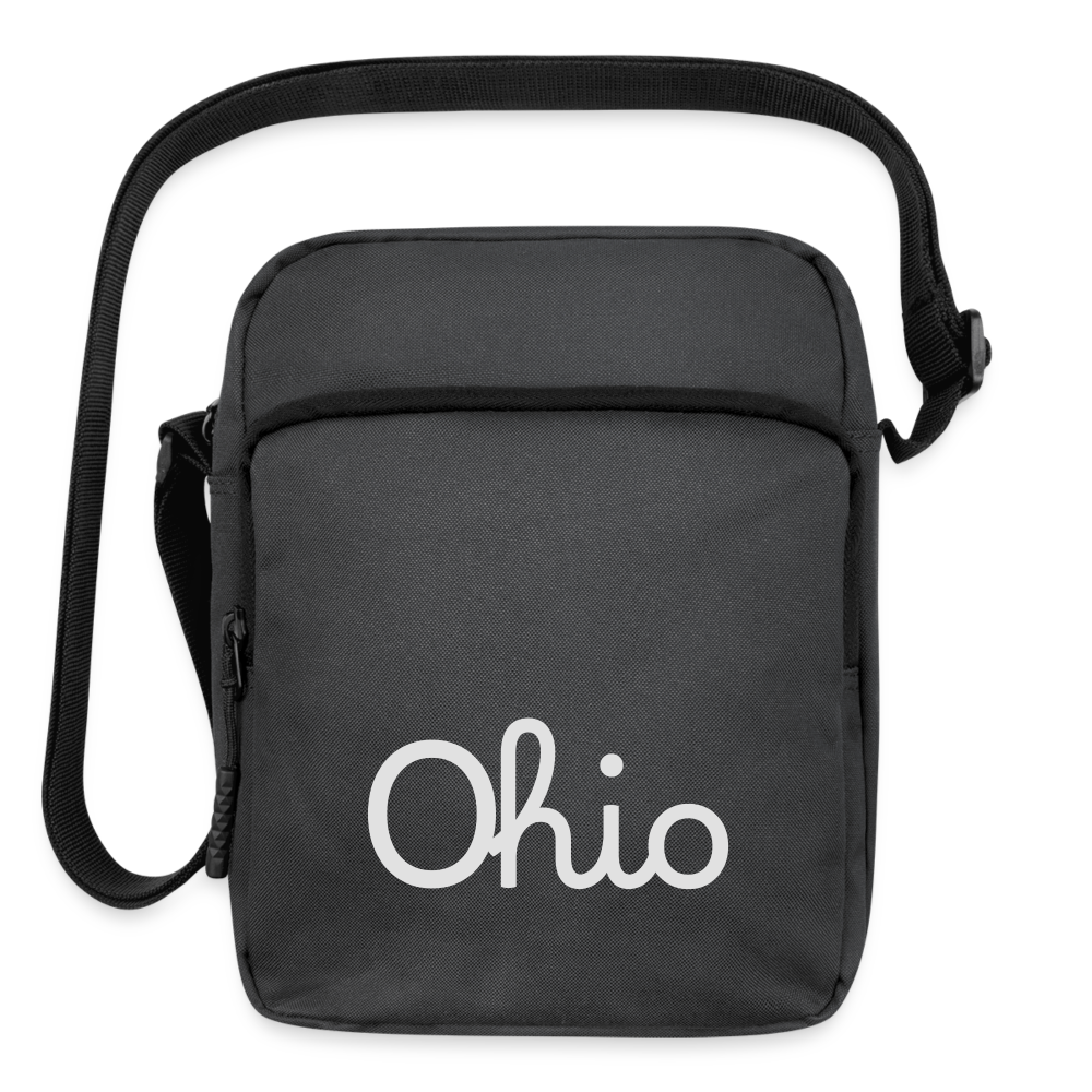 Ohio Upright Crossbody Bag - charcoal grey