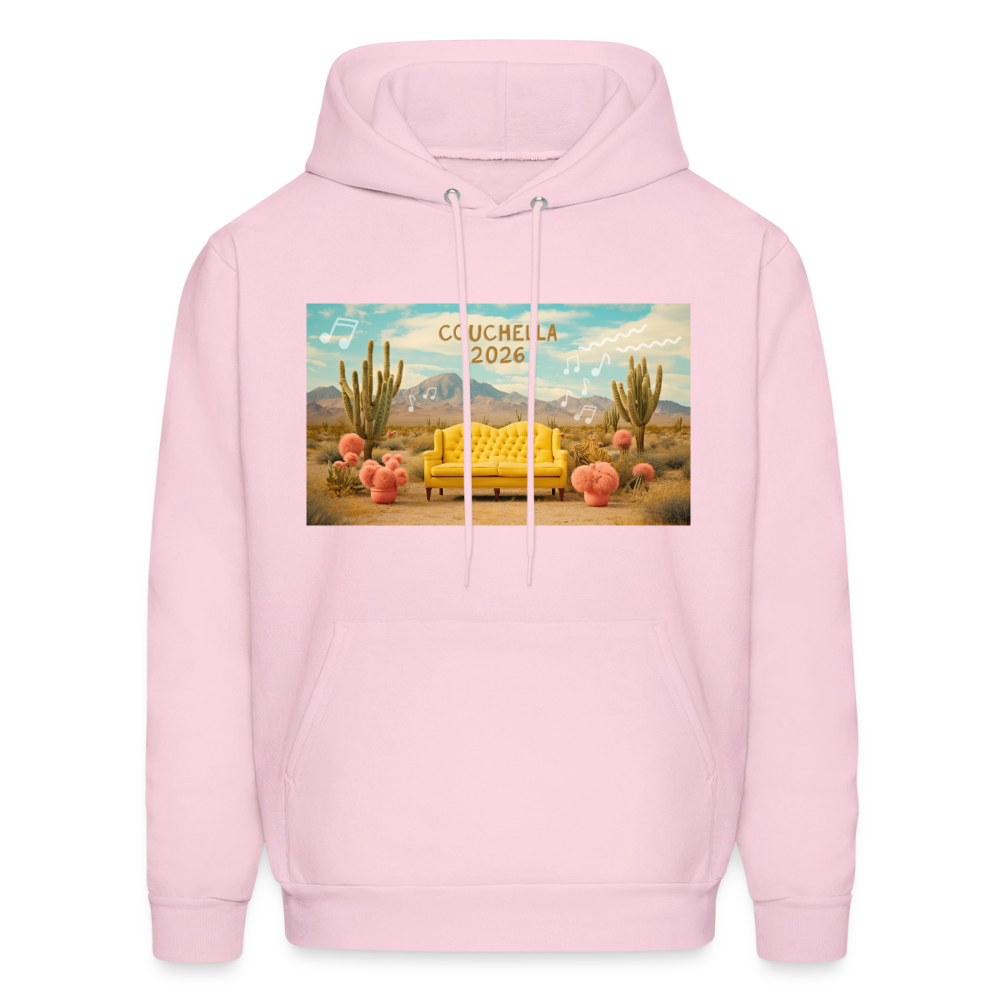 Couchella 2026 Men's Hoodie - pale pink