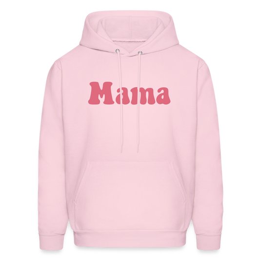 Mama Men's Hoodie - pale pink