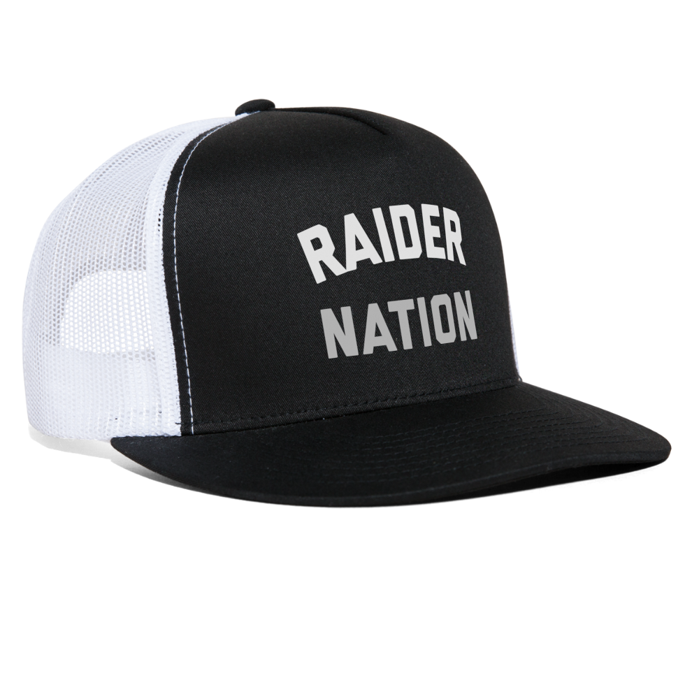 Raider Nation Trucker Cap - black/white