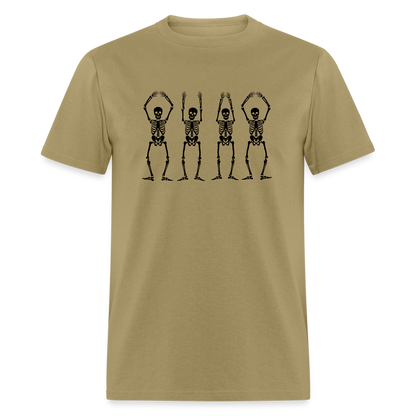 OHIO Skeletons Unisex Classic T-Shirt - khaki